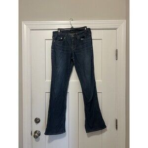 Vintage Lucky Brand Sweet N' Low Flare Jeans Size 10/30 Made in USA Y2K Low Rise